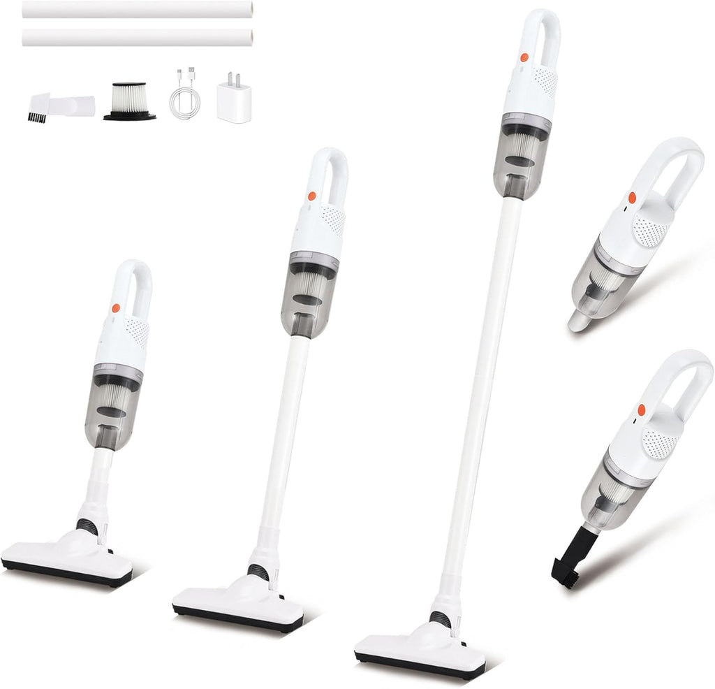 Handheld Vacuum Cleaner,Ultra-Lightweight Mini Portable Vacuums for Home, 6 in 1 Stick Vac Cleaners