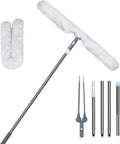 Masthome Microfiber Duster,Microfiber Feather Dusters with Adjustable Angle Head, Adjustable Cobweb