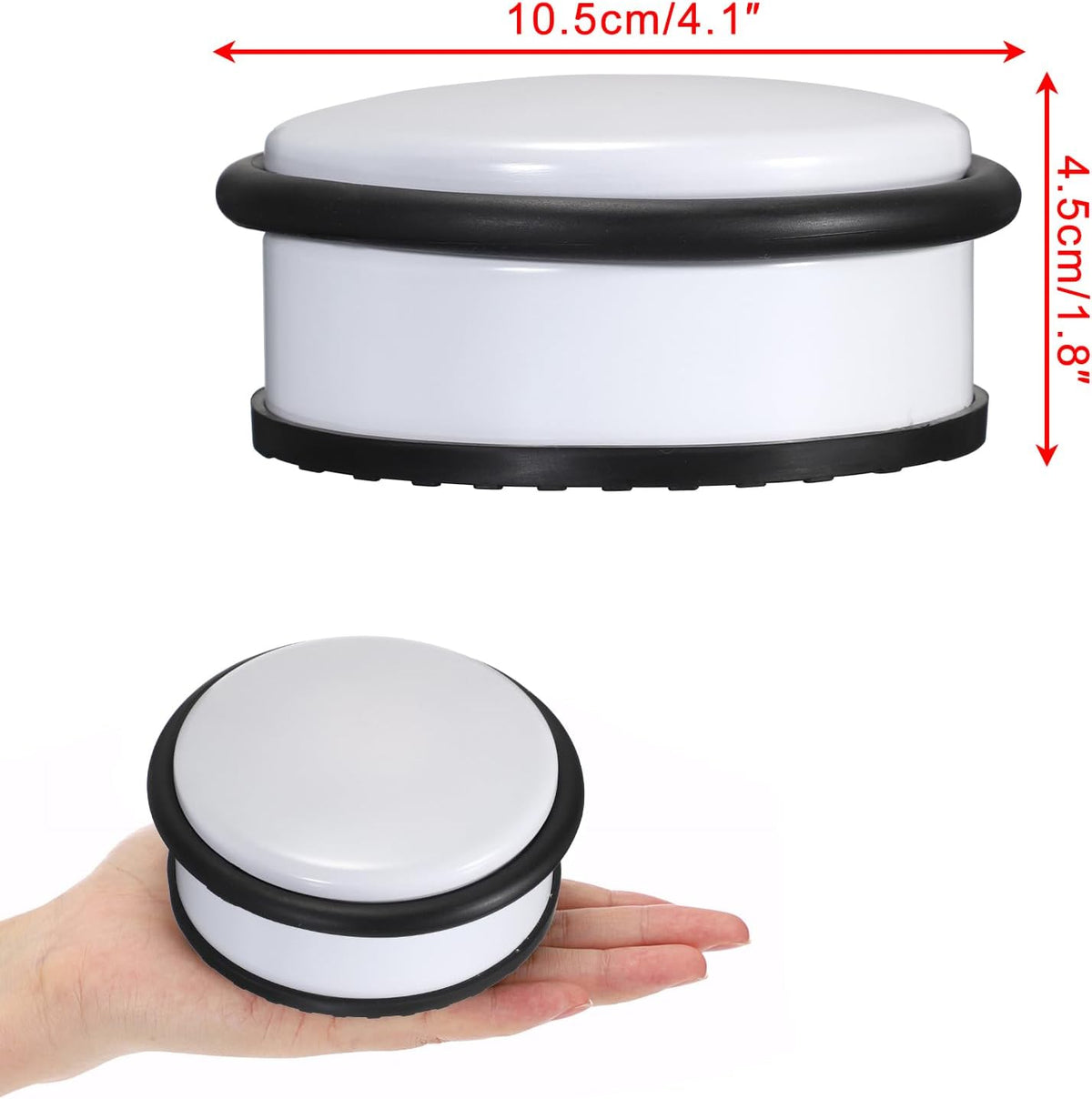 Sumnacon Heavy Duty Floor Door Stopper No Drill, Durability Stainless Steel Door Stops with