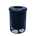 COATEDOUTDOORFURNITURE RFT-TXTDBL Heavy Duty 32 Gallon Round Trash Receptacle, Liner Included