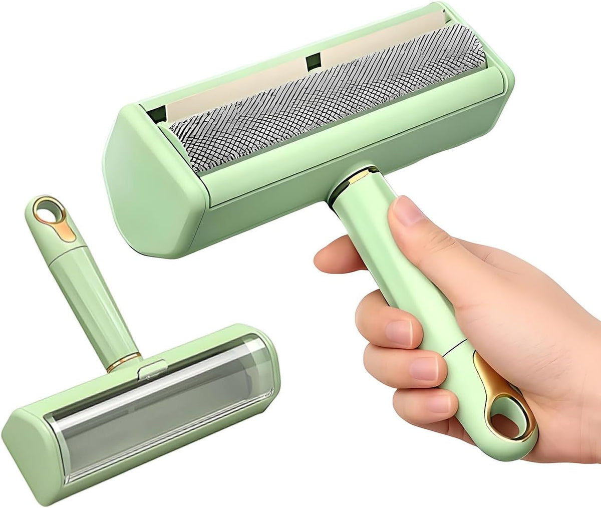 Pet Hair Remover Lint Roller - Washable Reusable, Static Adsorption for Cat Dog Hair Removal On