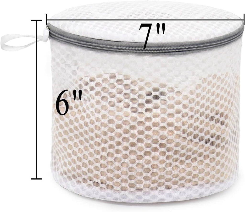 Muchfun 3Pcs Bra Wash Bags, Honeycomb Mesh Laundry Bags for Delicates, Lingerie, Intimates and