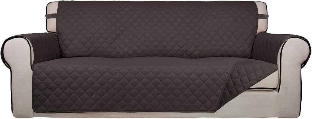 PureFit Reversible Quilted Sofa Cover, Water Resistant Slipcover Furniture Protector, Washable
