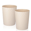 UUJOLY Plastic Small Trash Can Wastebasket, Garbage Container Basket for Bathrooms, Laundry Room