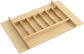WelFurGeer Premium Wooden Silverware Organizer for Kitchen Drawers, Utensil Tray for Kitchen