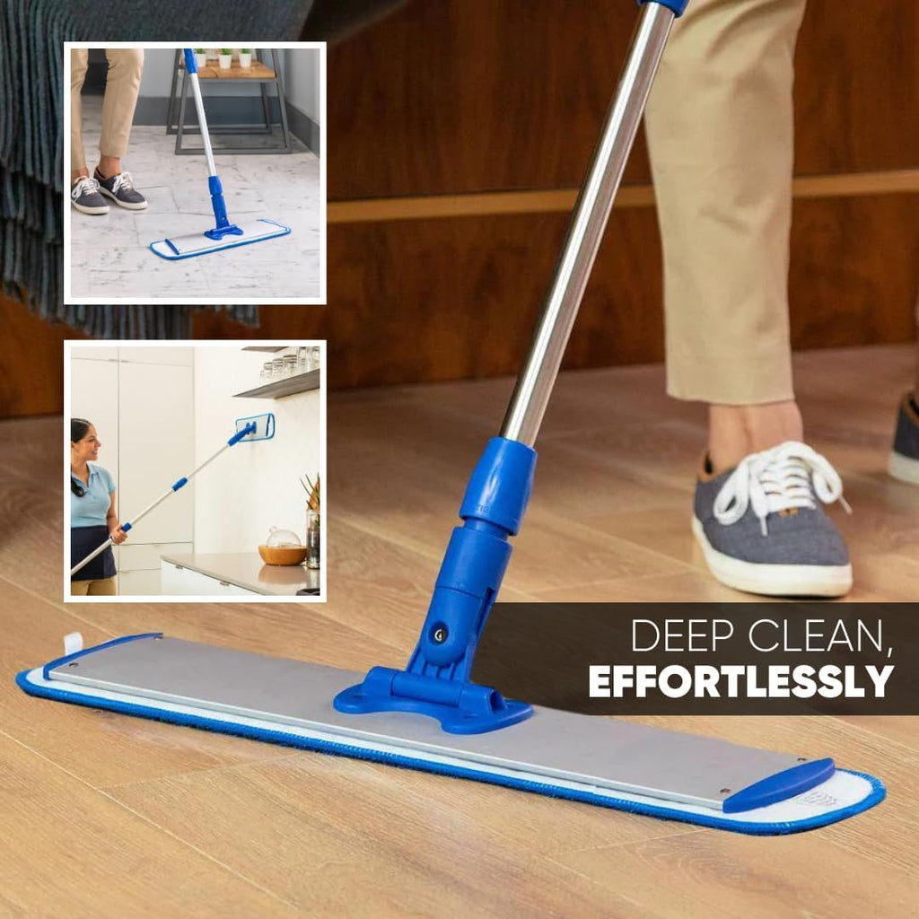 Microfiber Wholesale 24 inch Microfiber Mop Pads - Machine Washable, Reusable, Refills &