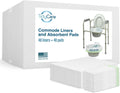 Disposable Bedside Commode Liners and Pads for Portable Toilet Chair Seat Bucket and Bedpan | Combo
