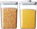 Food Storage Containers with Lids,2.9Qt 2Pcs Airtight Pop Food Storage Containers, BPA-Free