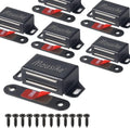 Mousike Cabinet Magnets 30lb Black Door Magnets with Strong Magnetic for Kitchen Cupboard Wardrobe