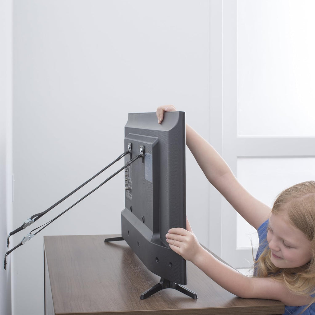 TV and Furniture Anti Tip Straps,Metal Heavy Duty TV Straps Child Safety,Adjustable Safety