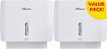 Commercial Paper Towel Dispenser Wall Mount with Key Pack of 2 Plastic 10⅞” Length X 8¼” Height X