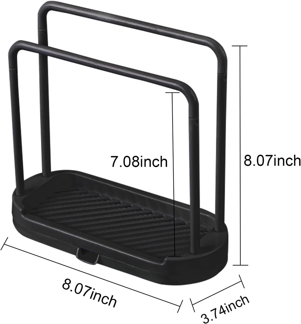 Kitchen Sink Rack Tray Organizer Stand for Sponge, Dish Cloth, Rag, Brush, Scrubber Storage and