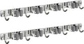 2 Pack Mop and Broom Holder Wall Mount, Non-slip Broom Hanger Wall Mount, Heavy Duty Mop Broom