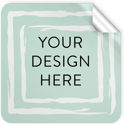 100 Custom Vinyl Stickers - Upload Your own Image, Text, Design, Logo - Personalized Logo Labels