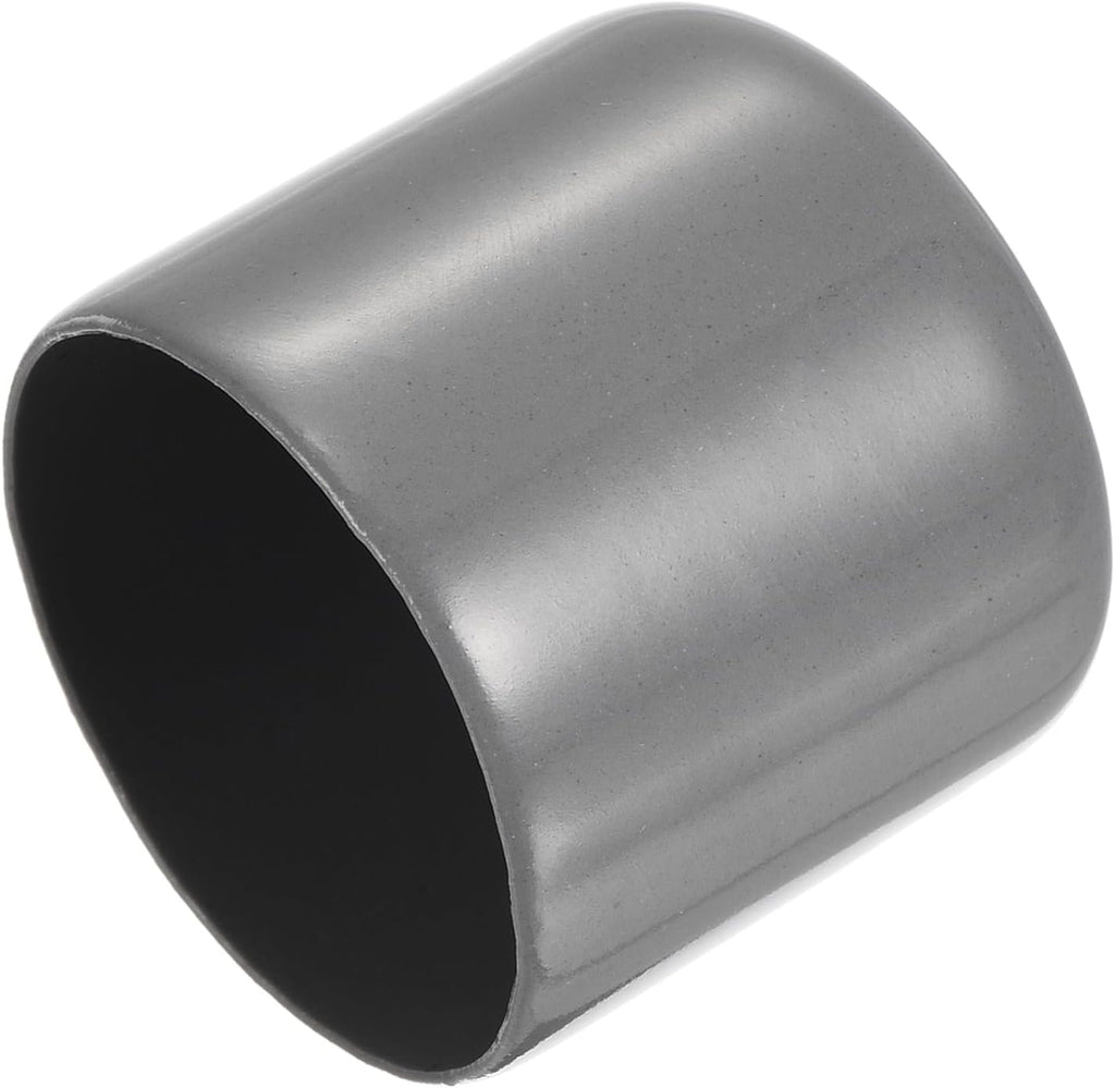 uxcell 20pcs Rubber End Caps 33mm ID Vinyl Cap Cover Screw Protectors Dark Grey