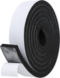Weather Stripping Door Seal Strip- 2 Inch X 1/2 Inch X 10Feet, Strong Adhesive, Lightproof