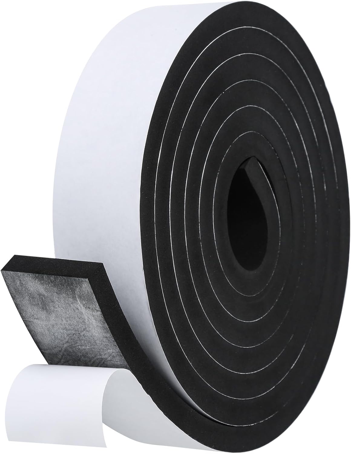 Weather Stripping Door Seal Strip- 2 Inch X 1/2 Inch X 10Feet, Strong Adhesive, Lightproof
