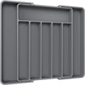 Aujen Silverware Organizer - Expandable Kitchen Drawer Organizer, Adjustable Utensil Organizer