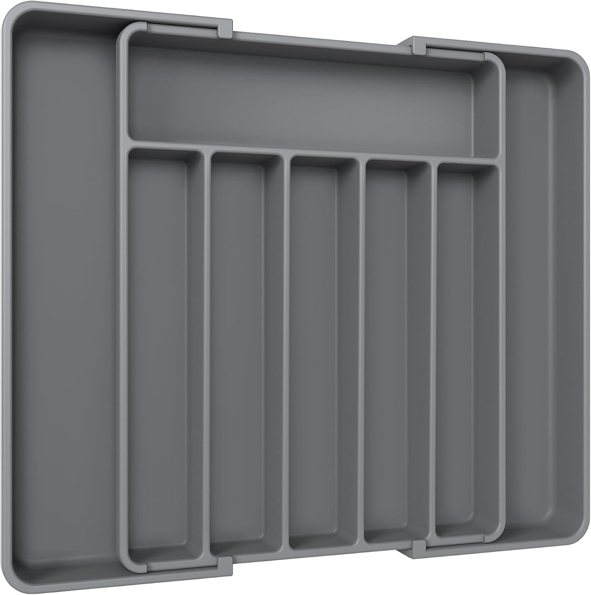 Aujen Silverware Organizer - Expandable Kitchen Drawer Organizer, Adjustable Utensil Organizer