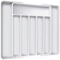 Aujen Silverware Organizer - Expandable Kitchen Drawer Organizer, Adjustable Utensil Organizer