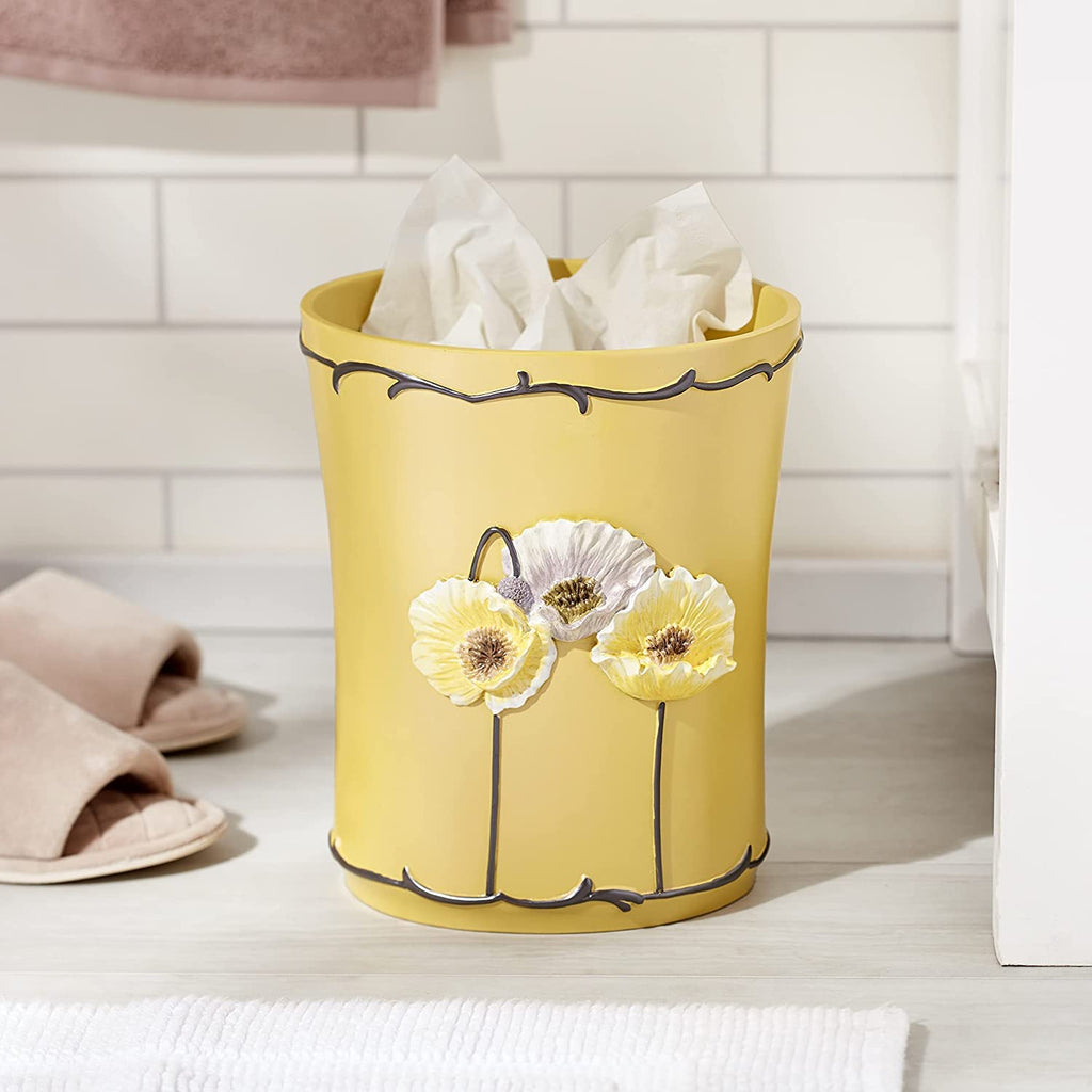 Zahari Home Decorative Trash Can for Bathroom, Office & Bedroom - 2.1 Gallons Stylish & Small Trash