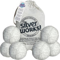 Wool Dryer Balls Laundry Reusable - Odor Eliminating Dryer Laundry Balls with Silver Technology