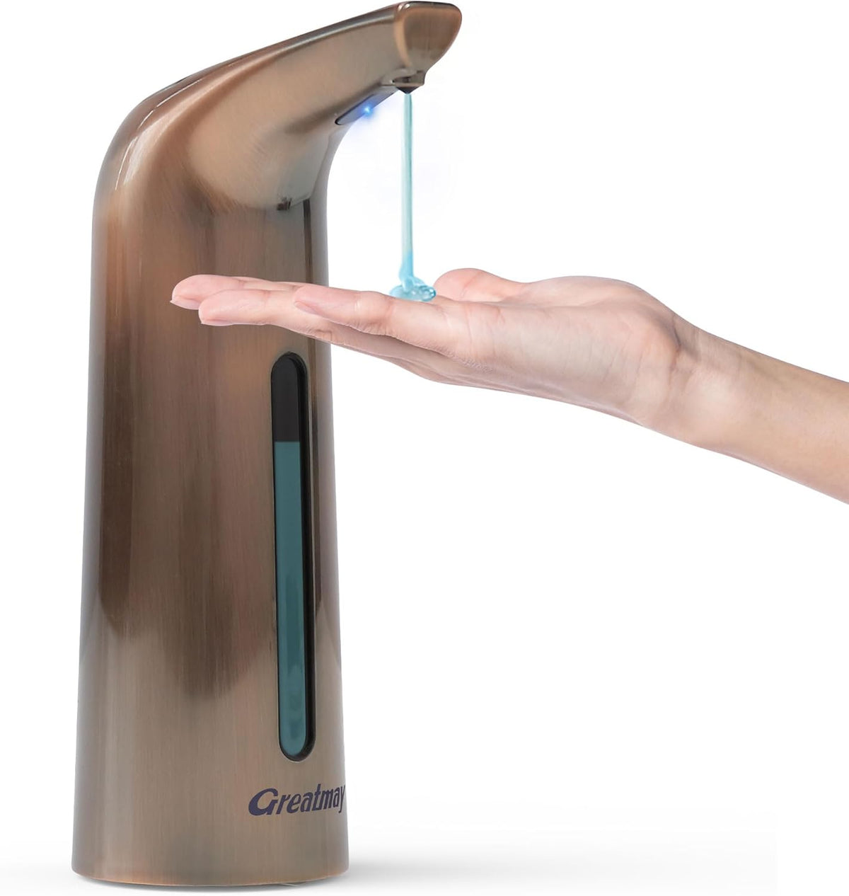 Convenient Automatic Soap Dispenser,4 Adjustable Levels Touchless Hand Sanitizer Pump with Infrared