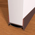 Door Draft Stopper, Strong Adhesive Door Sweep for Exterior and Interior Doors, 39” Length Cuttable