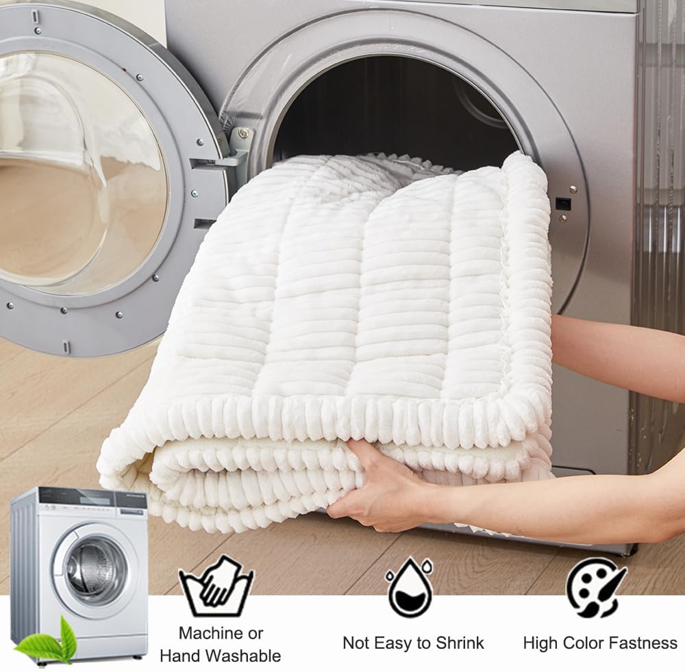 Couch Cover for Dogs Washable, Fuzzy Pet Couch Covers for 2 Cushion Sofa Pet Friendly, Non Slip