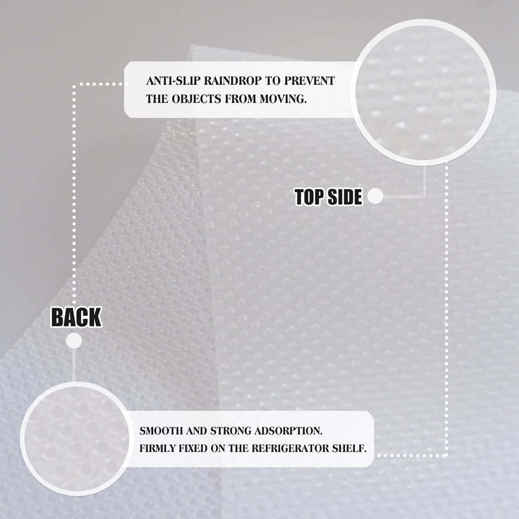 10Pcs Refrigerator Liners, Washable Fridge Liner Shelf Mats Refrigerator Pads for Cupboard Cabinet