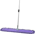36 Inch Purple Commercial Dust Mop & Floor Sweeper with Extendable Handle – Mop for Hardwood, Tile