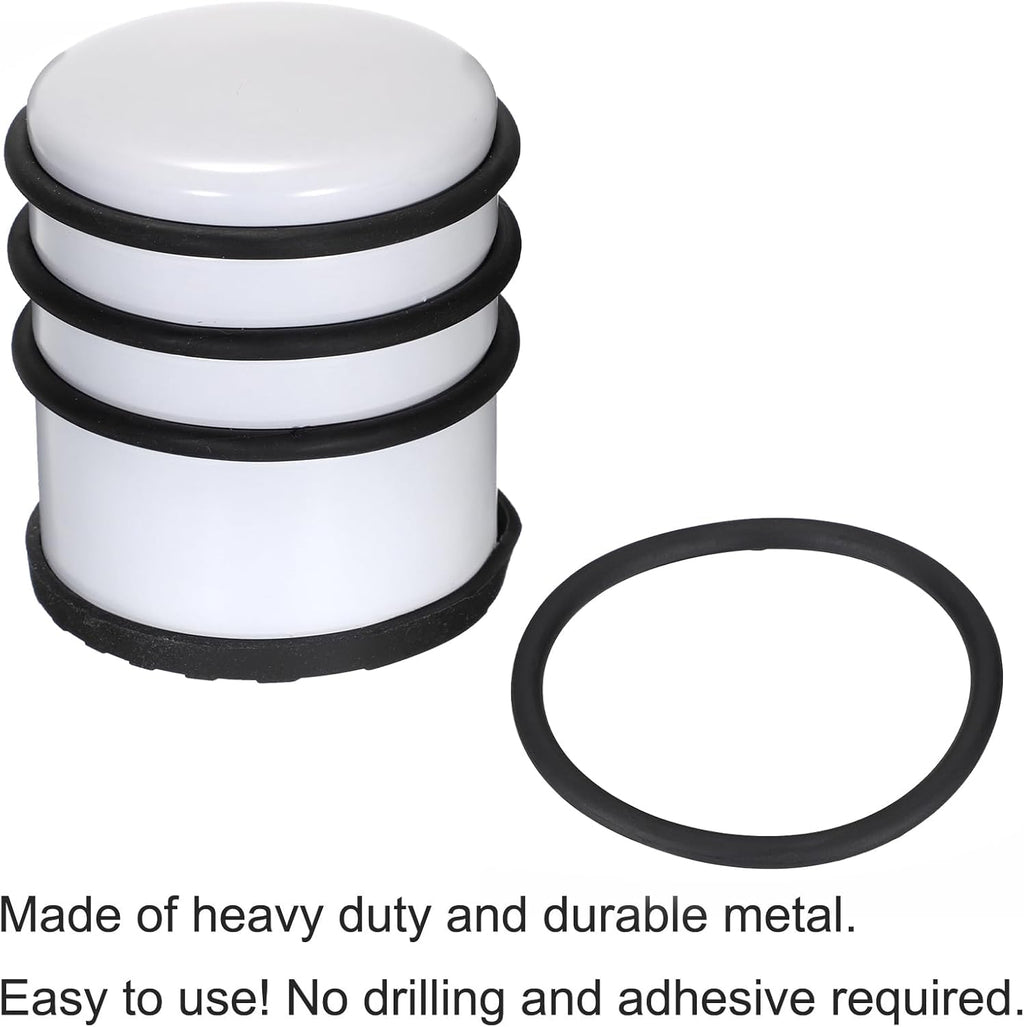 Sumnacon Heavy Duty Floor Door Stopper No Drill - Durability Stainless Steel Door Stop with