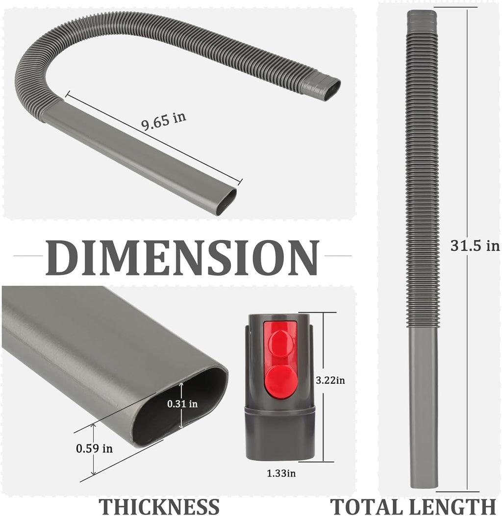 Dryer Vent Cleaner Kit for Dyson Gen5 V15 V12 V11 V10 V8 V7 Lint Vacuum Atttachments Detect