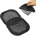 2 Pack Drain Cover Hair Catcher Silicone Drain Protector Hair Stopper for Shower Kitchen Bathroom