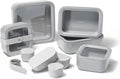 Caraway 14pc Glass Food Storage Container Set - Easy to Store, Non Toxic Lunch Box - with Glass