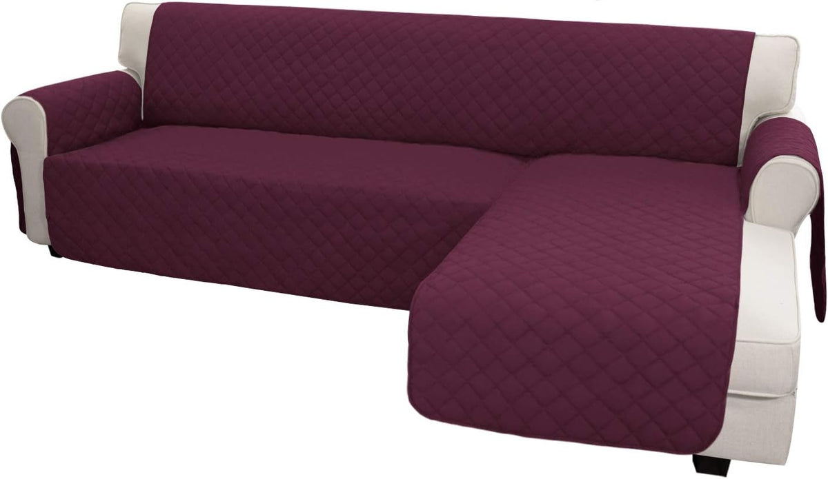 Easy-Going L Shaped Sofa Slipcover Sectional Couch Cover - Reversible, Pet & Kid Friendly (Large
