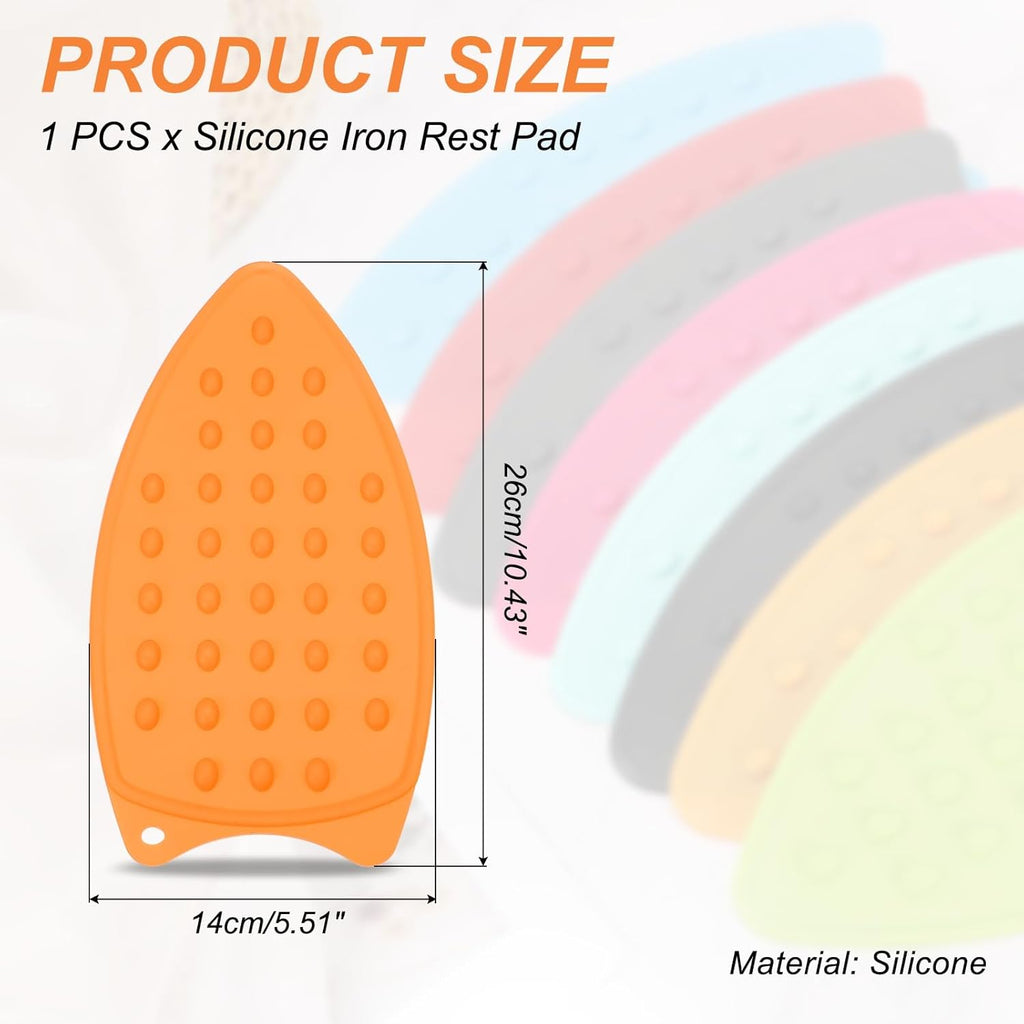 PATIKIL Silicone Iron Rest Pad, Multipurpose Hot Heat Resistant Iron Rest Plate Protective Pad for