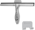 All-Purpose Silicone Shower Squeegee for Shower Glass Door,with 1 Hooks,for Bathroom Glass, Car