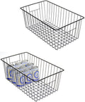 16inch Freezer Wire Storage Organizer Baskets for Upright Freezer 16, 17, 21 cu.ft, with Built-in