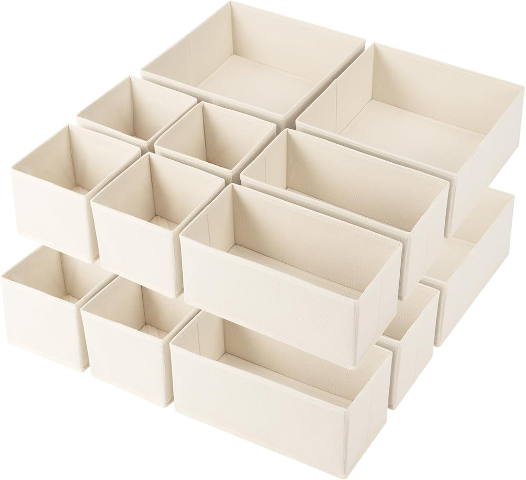 Criusia Drawer Organizer Clothes,16 Pack Underwear Drawer Organizers, Foldable Closet Organizers