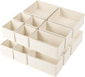Criusia Drawer Organizer Clothes,16 Pack Underwear Drawer Organizers, Foldable Closet Organizers