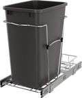Rev-A-Shelf Pullout Trash Can for Kitchen Cabinets 35 Qt Garbage Waste Recycling Bin with Full