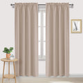 DWCN Blackout Curtains for Living Room Thermal Insulated, Energy Saving & Noise Reducing Bedroom