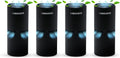 Lab Charge Small Ionic Air Purifier for Home & Bedroom – Silent HEPA Filter – Covers 250 Sq Ft