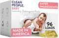 The Clean People Laundry Detergent Pods - Recyclable Packaging, Hypoallergenic, Stain Fighting