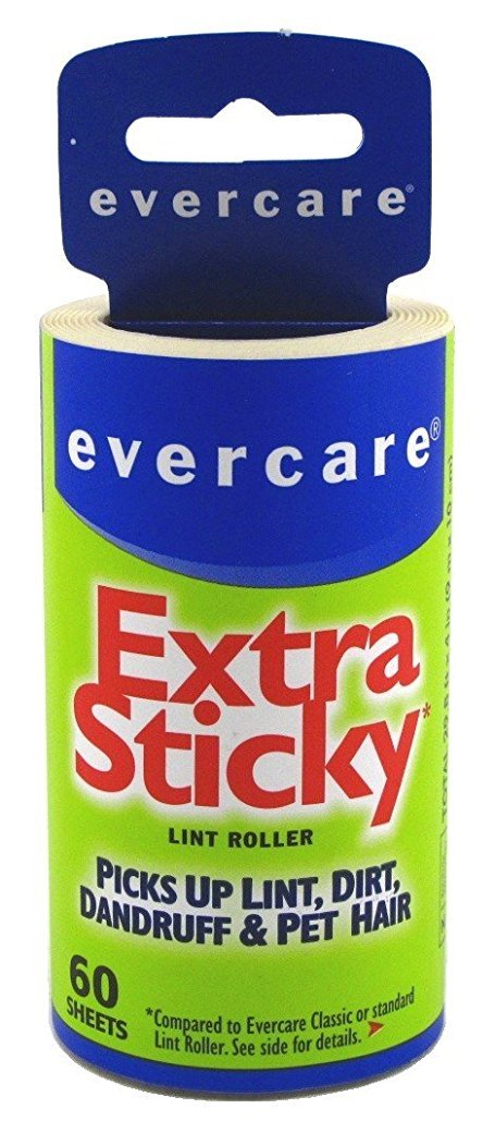 Evercare Garment Lint Roller Extreme Stick Refill - 60 Sheets