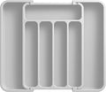 AUJEN Silverware Organizer - Expandable Kitchen Drawer Organizer, Adjustable Utensil Organizer