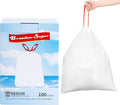 Small Trash Bag 4 Gallon Drawstring Garbage Bags For Small Trash Cans 2-4 Gallon, Office kitchen