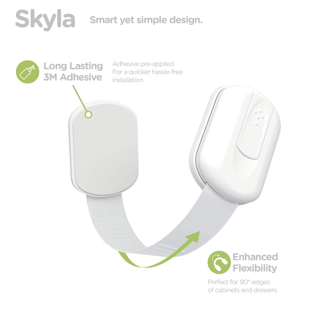 Baby Proofing Child Safety Locks (16 Pack) by Skyla Homes - The Safest, Quickest and Easiest 3M