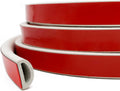 White Rubber Weather Stripping, Self-Adhesive D Shape Rubber Seal for Boat, Auto, RV, Marine